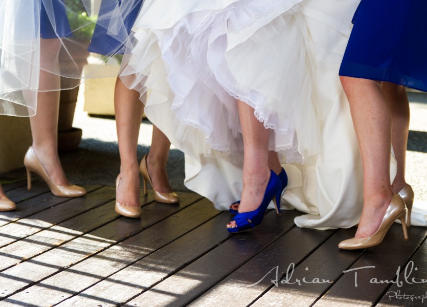 Bridesmaid Shoes - Adrian Tamblin Photography - Gloria Ferrer Vineyard and Caves