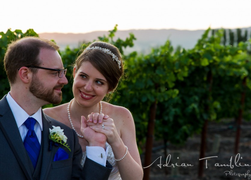 Kelly and Doug - Adrian Tamblin Photography - Gloria Ferrer Vineyard and Caves